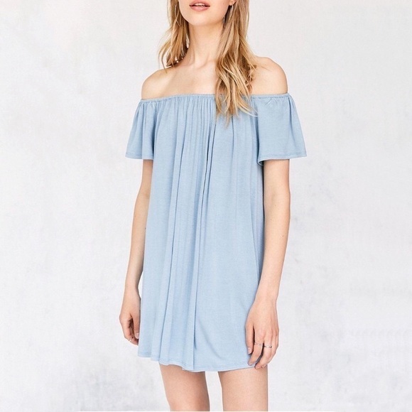 UO Silence + Noise Off The Shoulder Dress - Picture 2 of 9